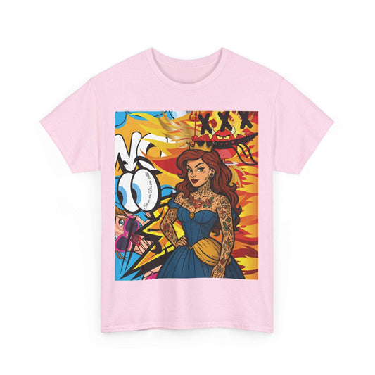 "„Inked Royalty – Schreib dein eigenes Märchen" Pop-Art T-Shirt Explosion