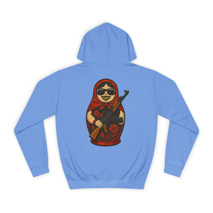 Bober Kwa – Bluza z kapturem w stylu słowiańskim pop-art z motywem bobra