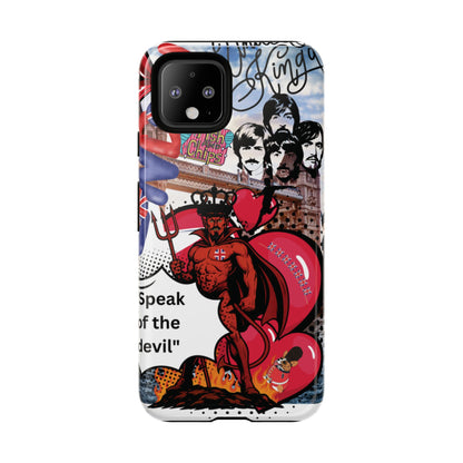 “Speak of the Devil” – Britpop meets Prince of Hell Phone Case