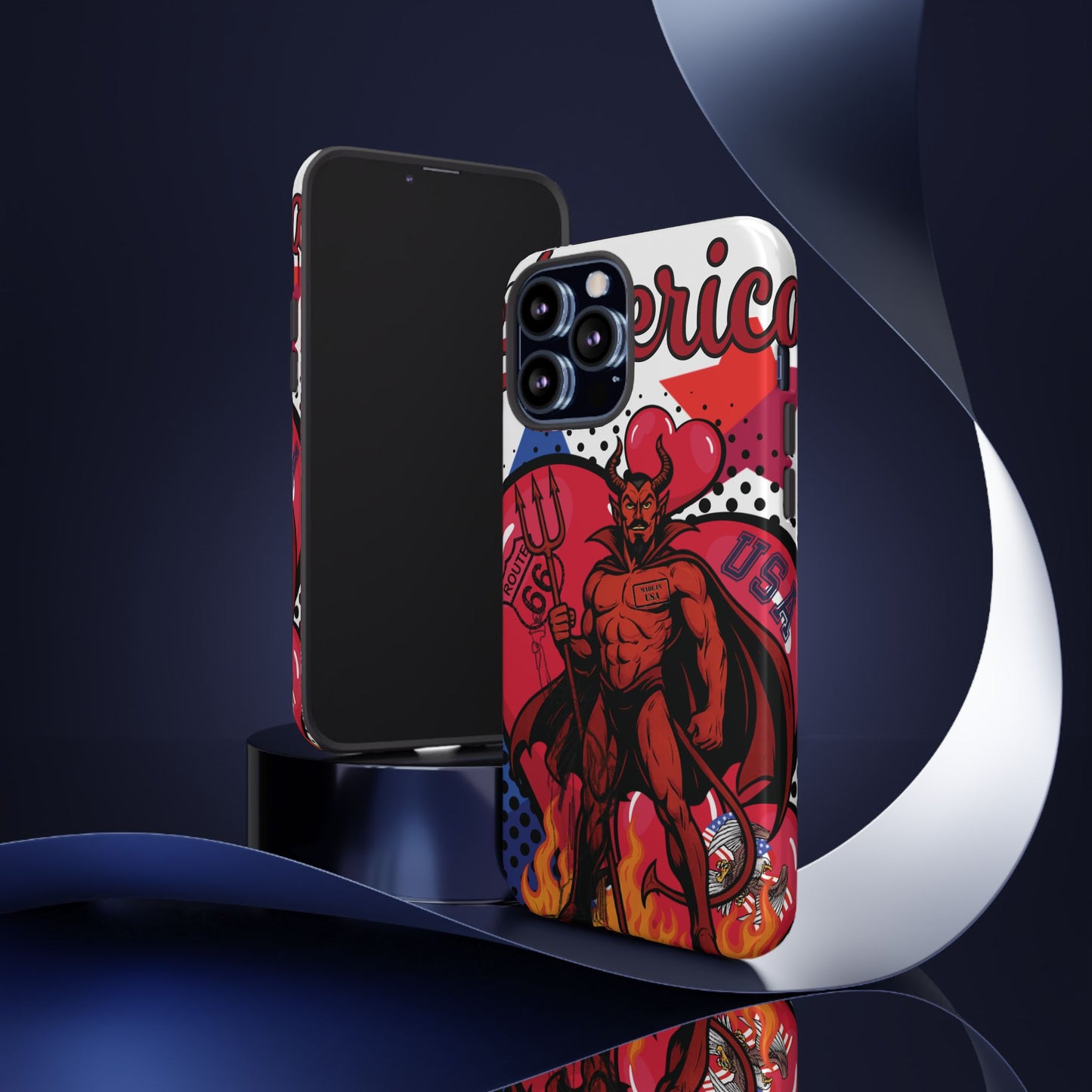 "From Hell with Love - Made in USA" phone case straight from hell