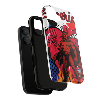 "From Hell with Love - Made in USA" phone case straight from hell