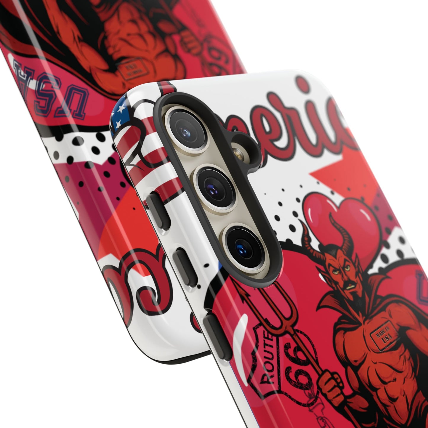 "From Hell with Love - Made in USA" phone case straight from hell