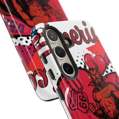 "From Hell with Love - Made in USA" phone case straight from hell