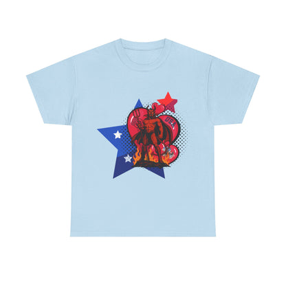 "Inferno Patriot" – USA Pop Art Streetwear T-Shirt
