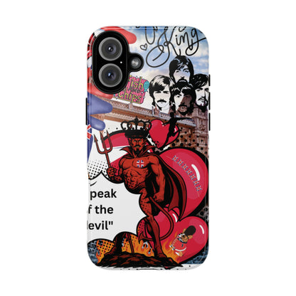 “Speak of the Devil” – Britpop meets Prince of Hell Phone Case