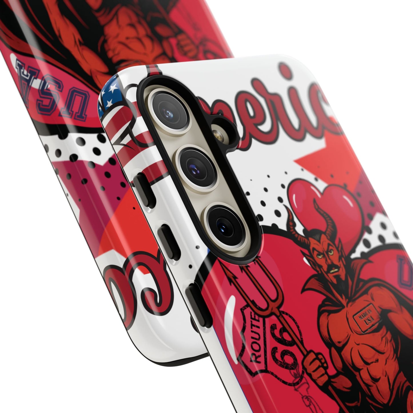 "From Hell with Love - Made in USA" phone case straight from hell