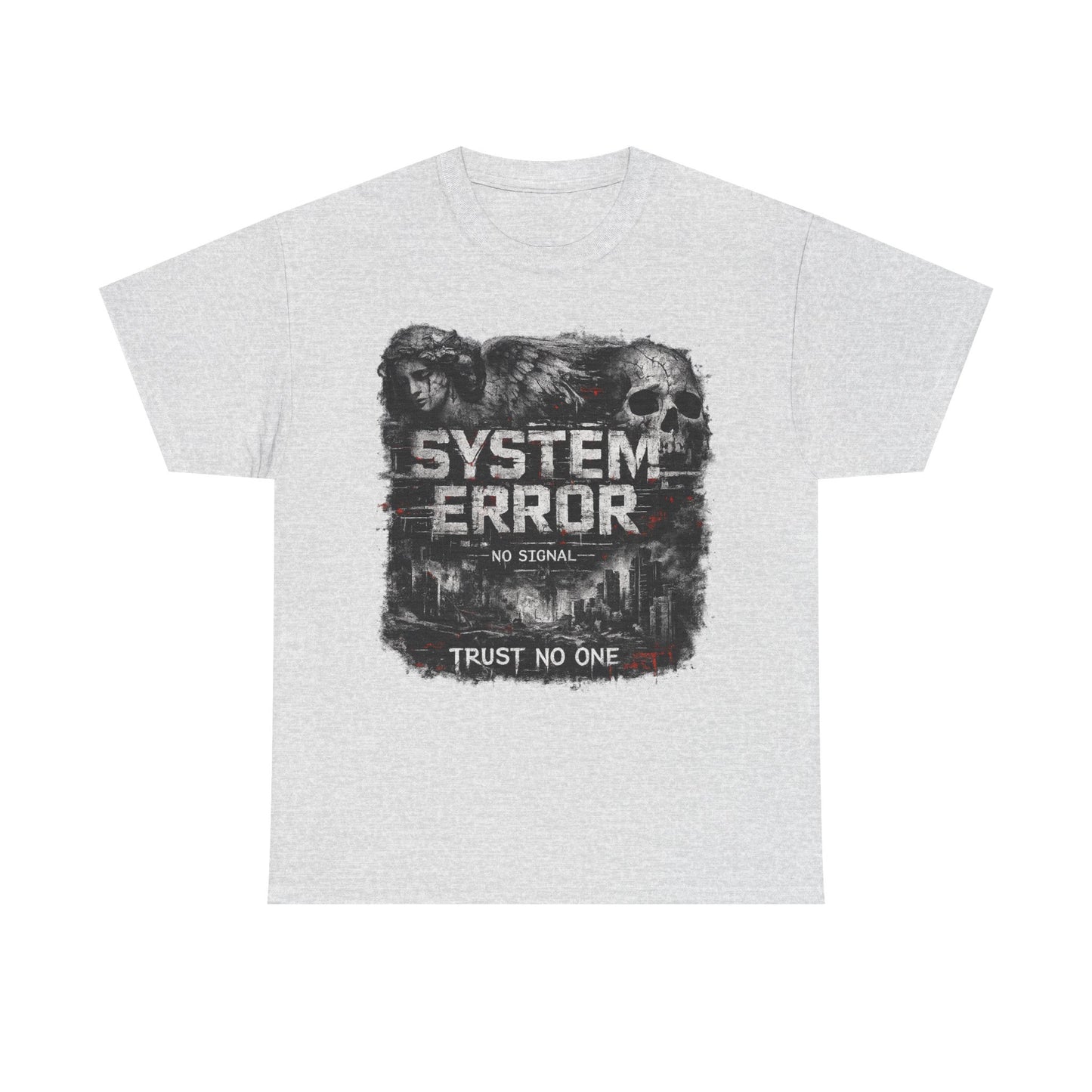 System Error T-Shirt – No Signal | Trust No One | Cyberpunk Streetwear