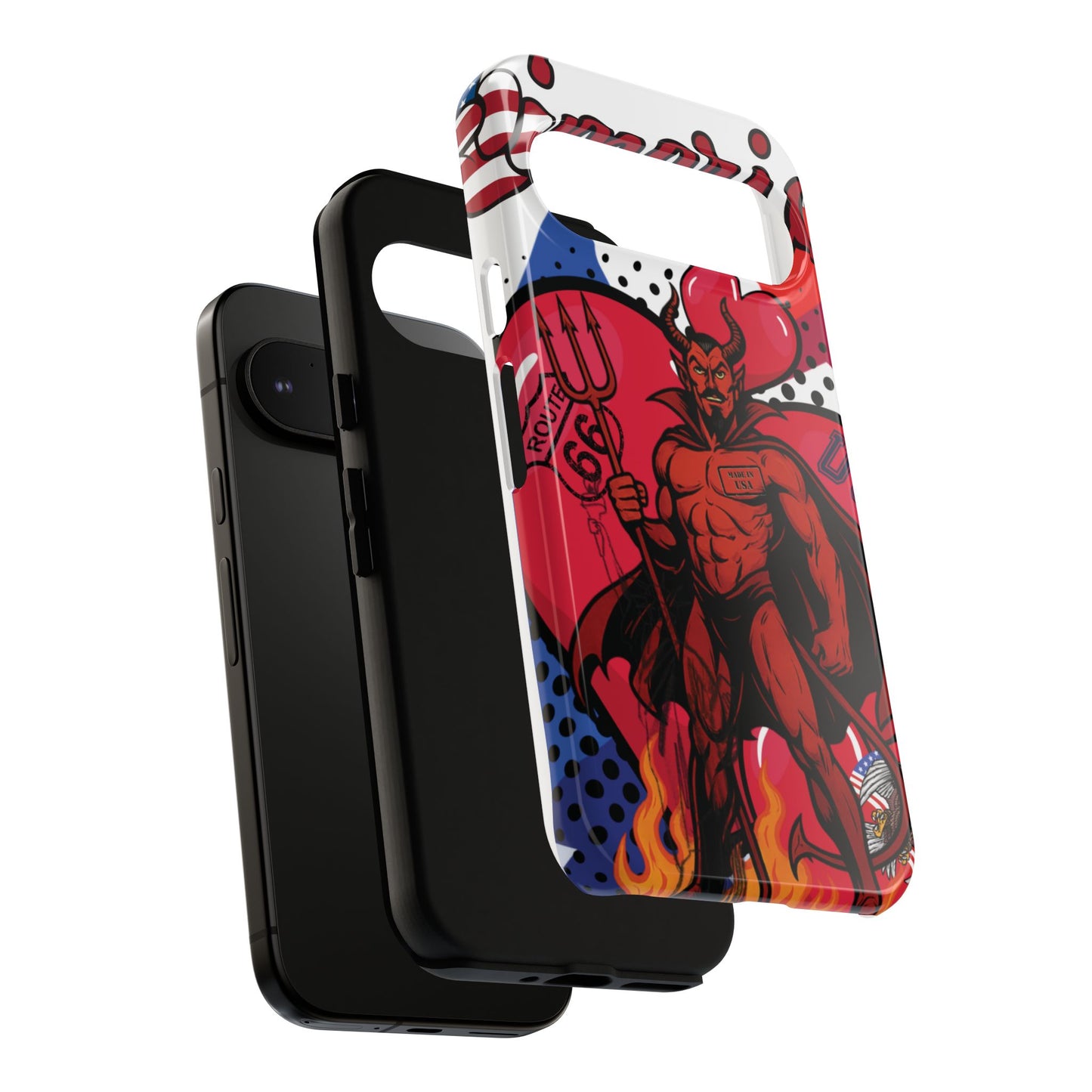 "From Hell with Love - Made in USA" phone case straight from hell