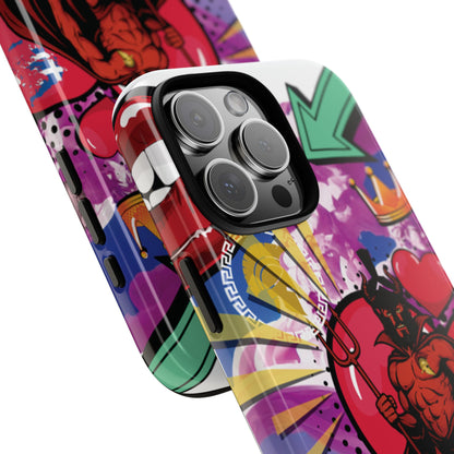 🔥 „To jest Sparta!” – Etui na telefon Pop Art Devil