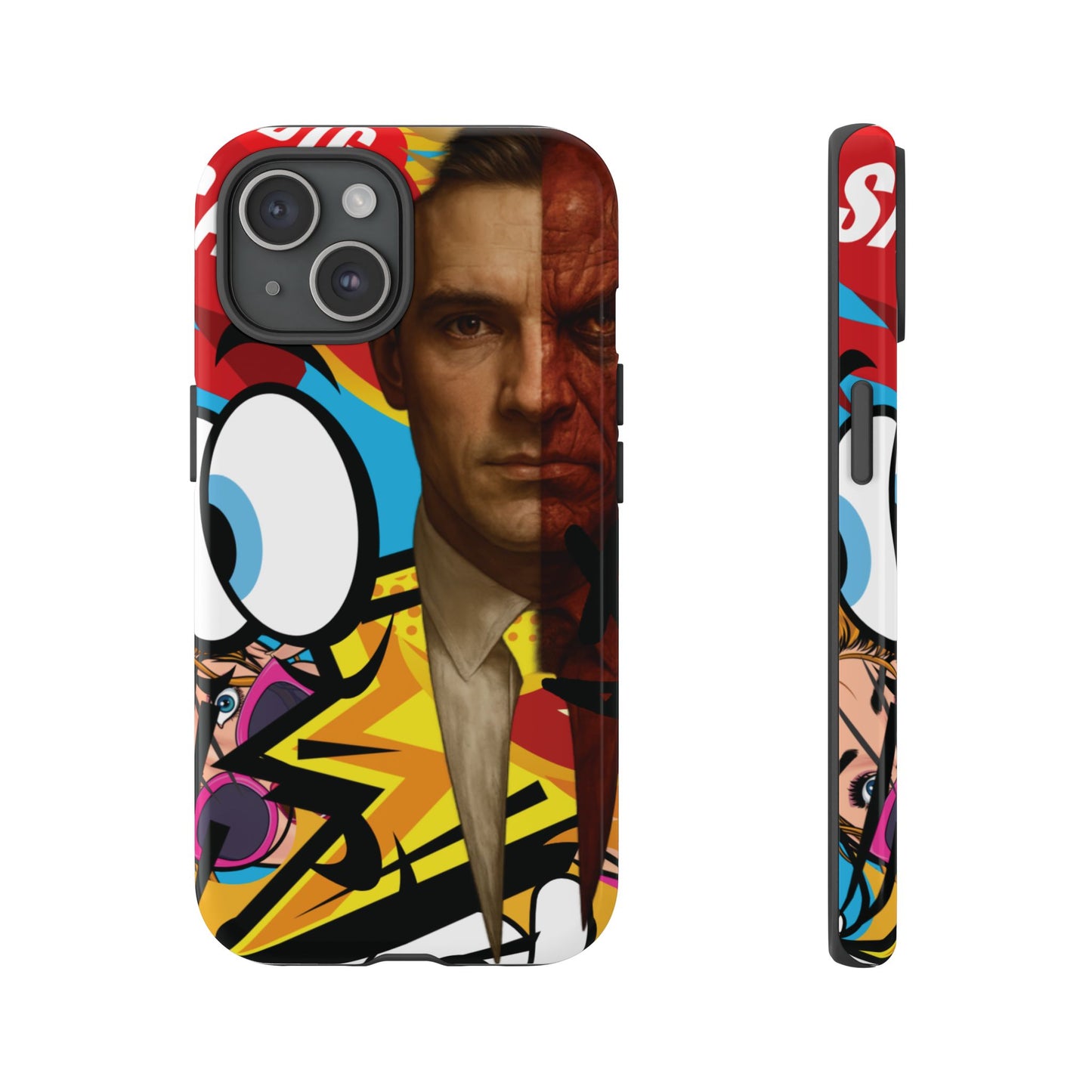 "Between Madness &amp; Temptation" – Devilishly good Pop Art phone case