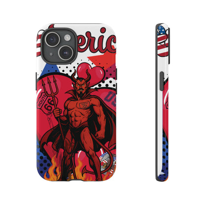 "From Hell with Love - Made in USA" phone case straight from hell