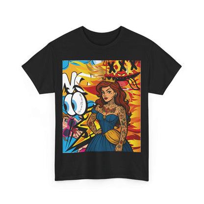 "„Inked Royalty – Schreib dein eigenes Märchen" Pop-Art T-Shirt Explosion