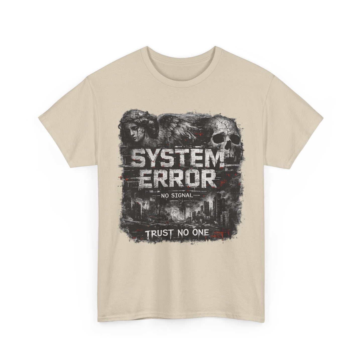 System Error T-Shirt – No Signal | Trust No One | Cyberpunk Streetwear