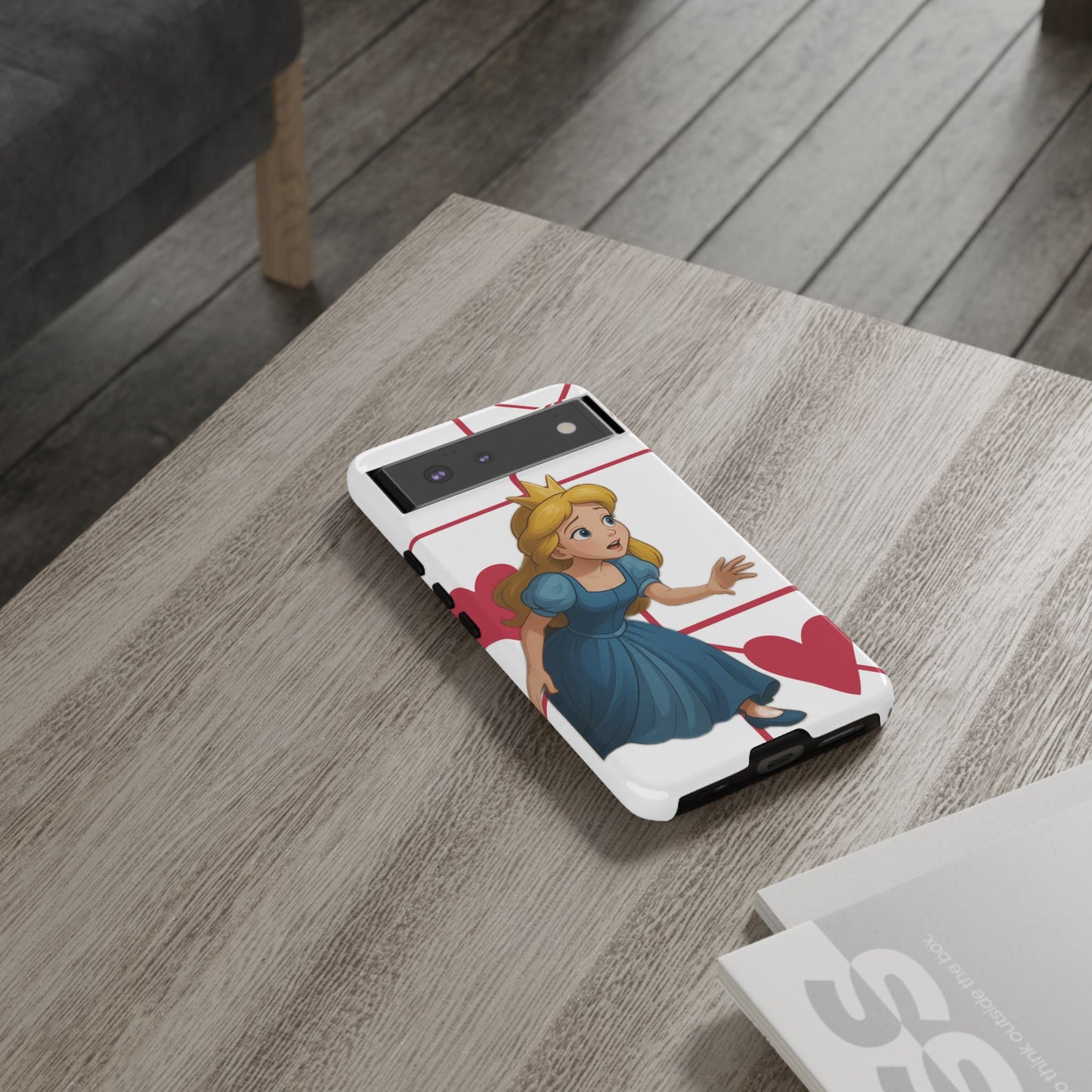 Zaczarowana Księżniczka – Bajkowe Etui na Telefon Kółko i Krzyżyk