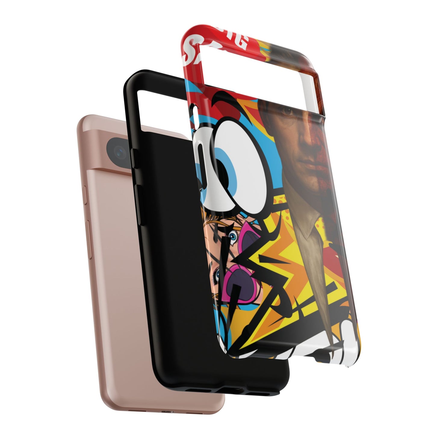 "Between Madness &amp; Temptation" – Devilishly good Pop Art phone case