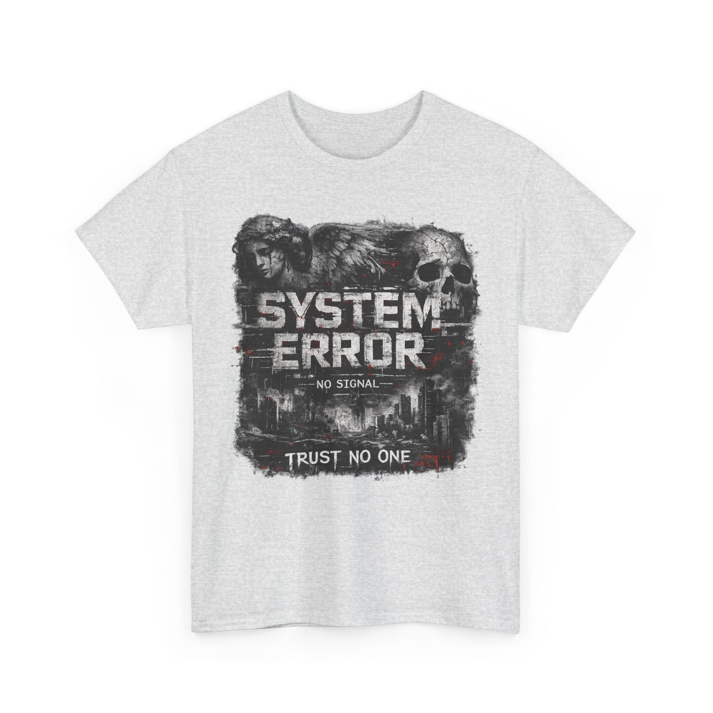 System Error T-Shirt – No Signal | Trust No One | Cyberpunk Streetwear