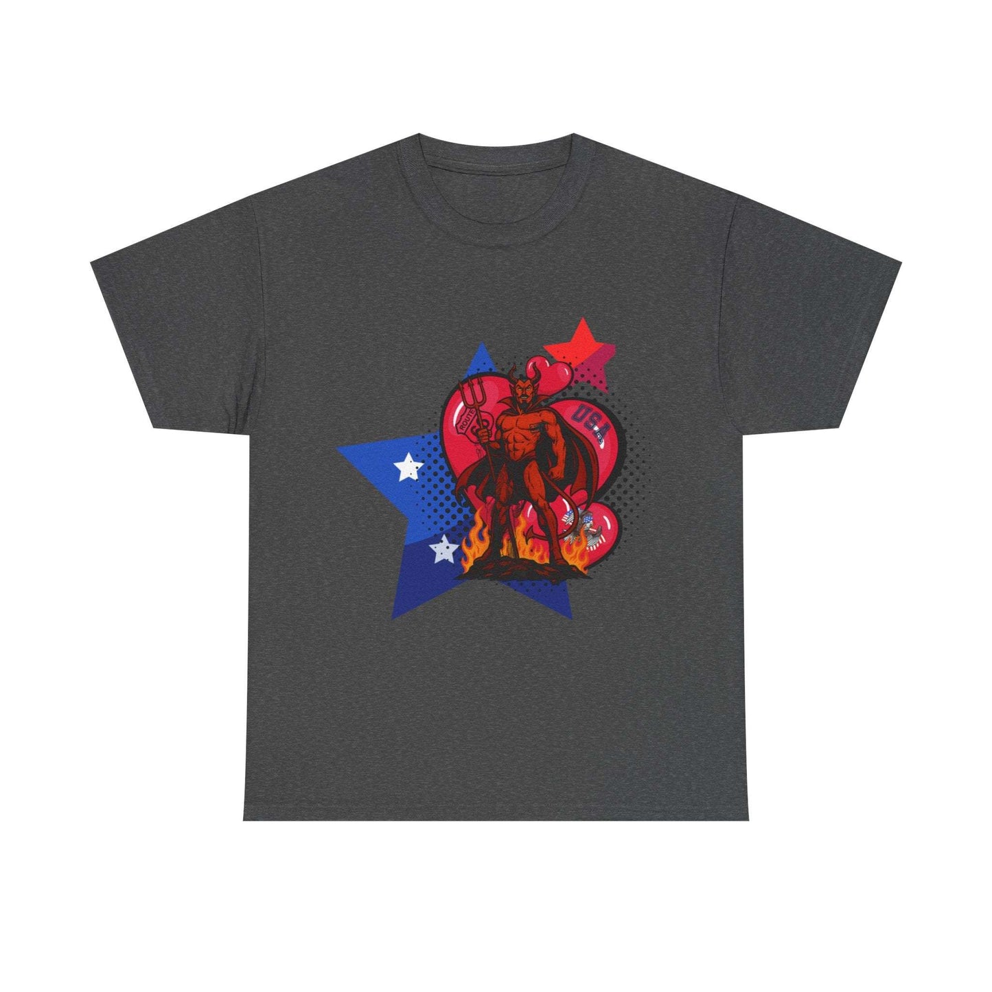 "Inferno Patriot" – USA Pop-Art Streetwear T-Shirt