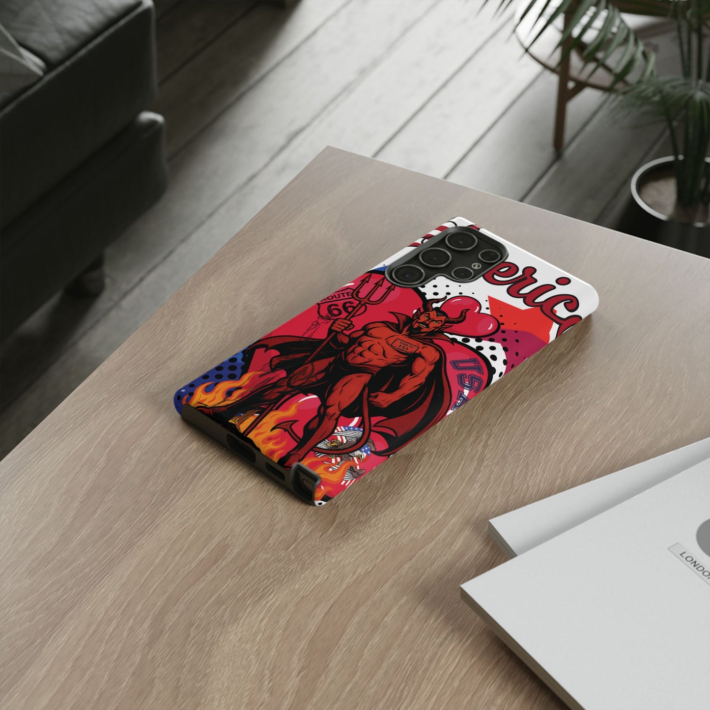 "From Hell with Love - Made in USA" phone case straight from hell