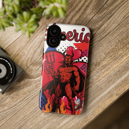 "From Hell with Love - Made in USA" phone case straight from hell