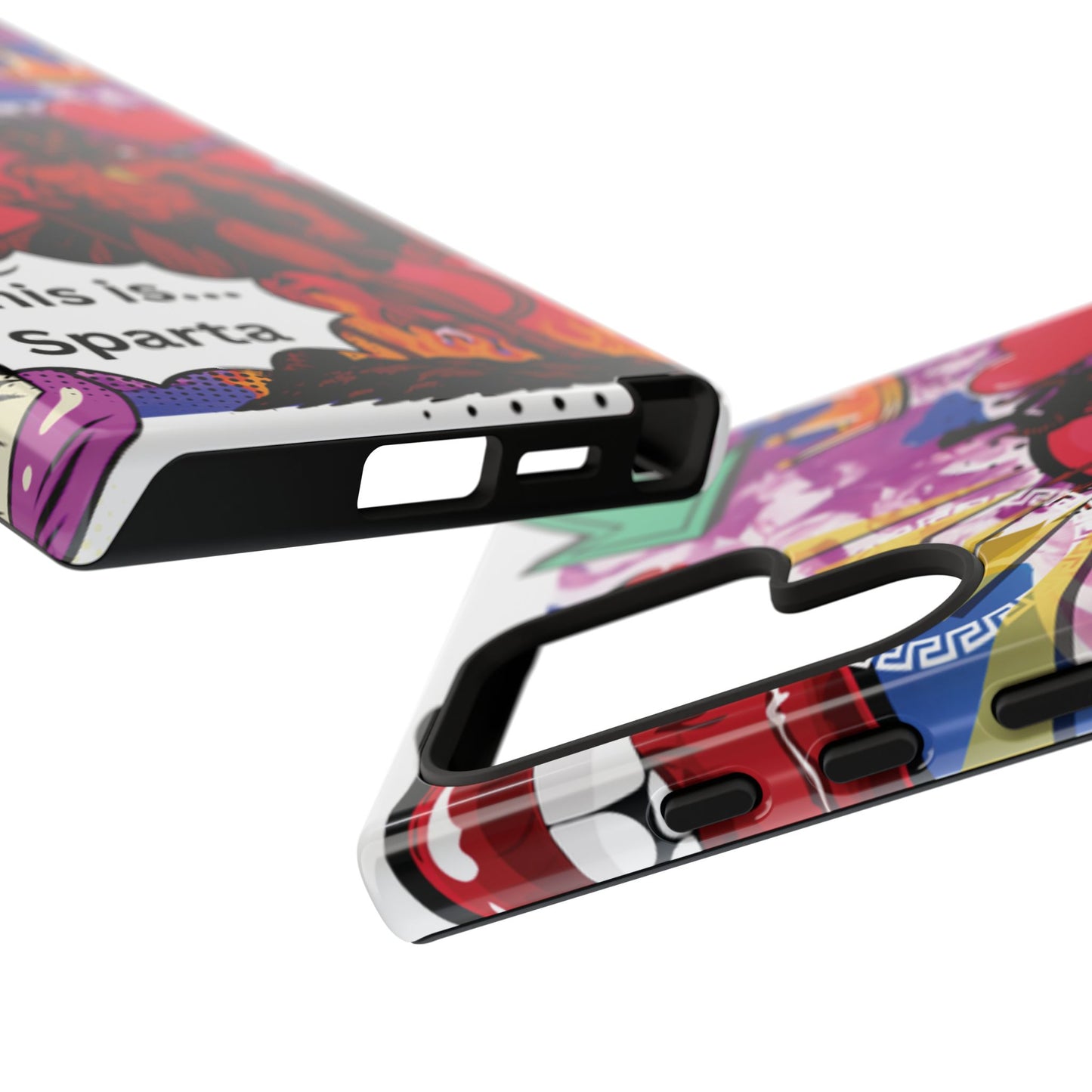 🔥 „To jest Sparta!” – Etui na telefon Pop Art Devil