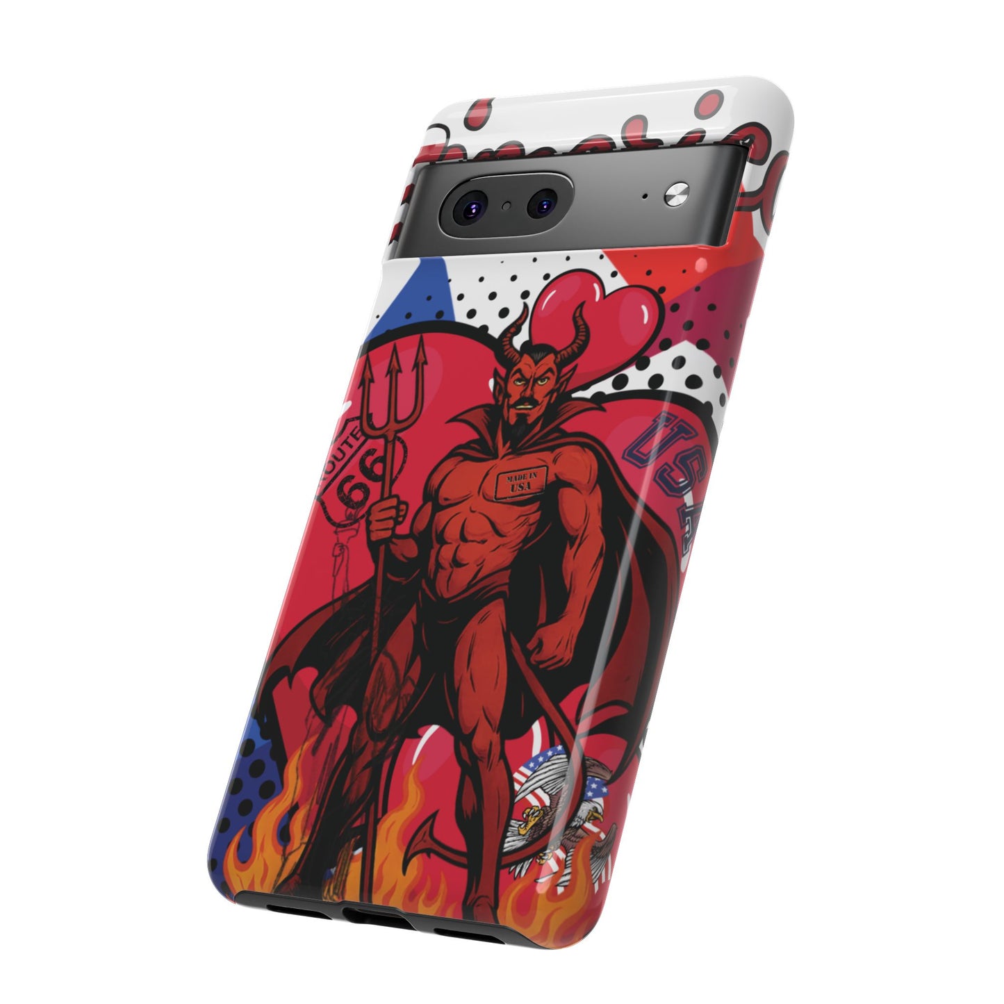 "From Hell with Love - Made in USA" phone case straight from hell