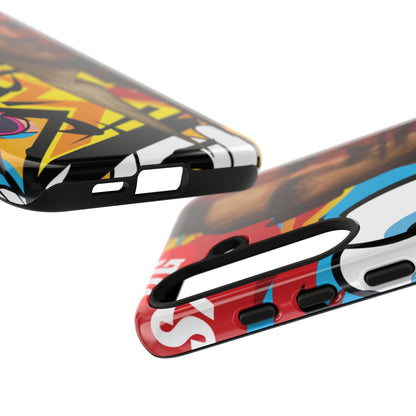 "Between Madness &amp; Temptation" – Devilishly good Pop Art phone case