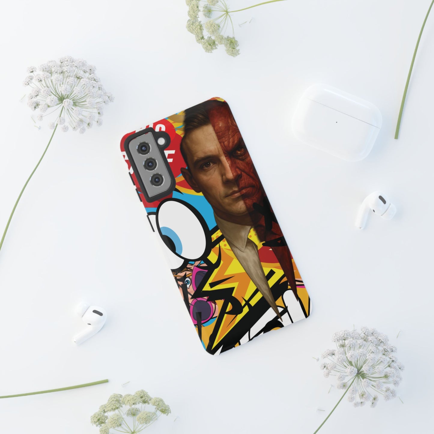 "Between Madness &amp; Temptation" – Devilishly good Pop Art phone case