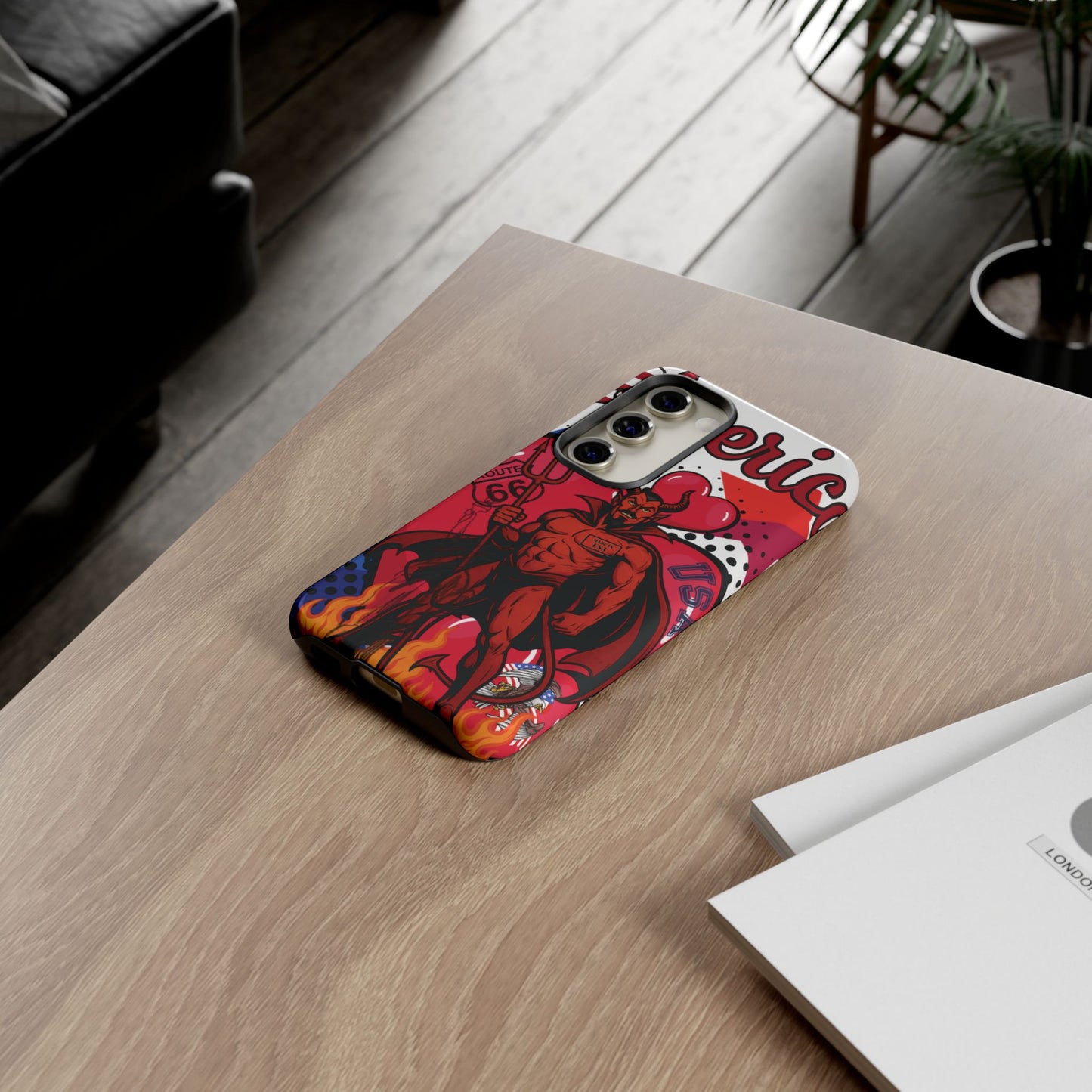 "From Hell with Love - Made in USA" phone case straight from hell