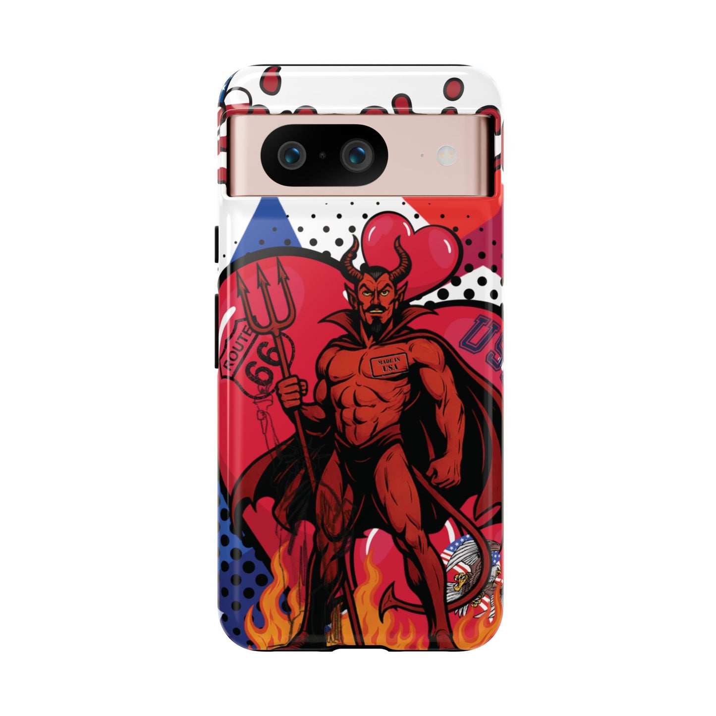 "From Hell with Love - Made in USA" phone case straight from hell