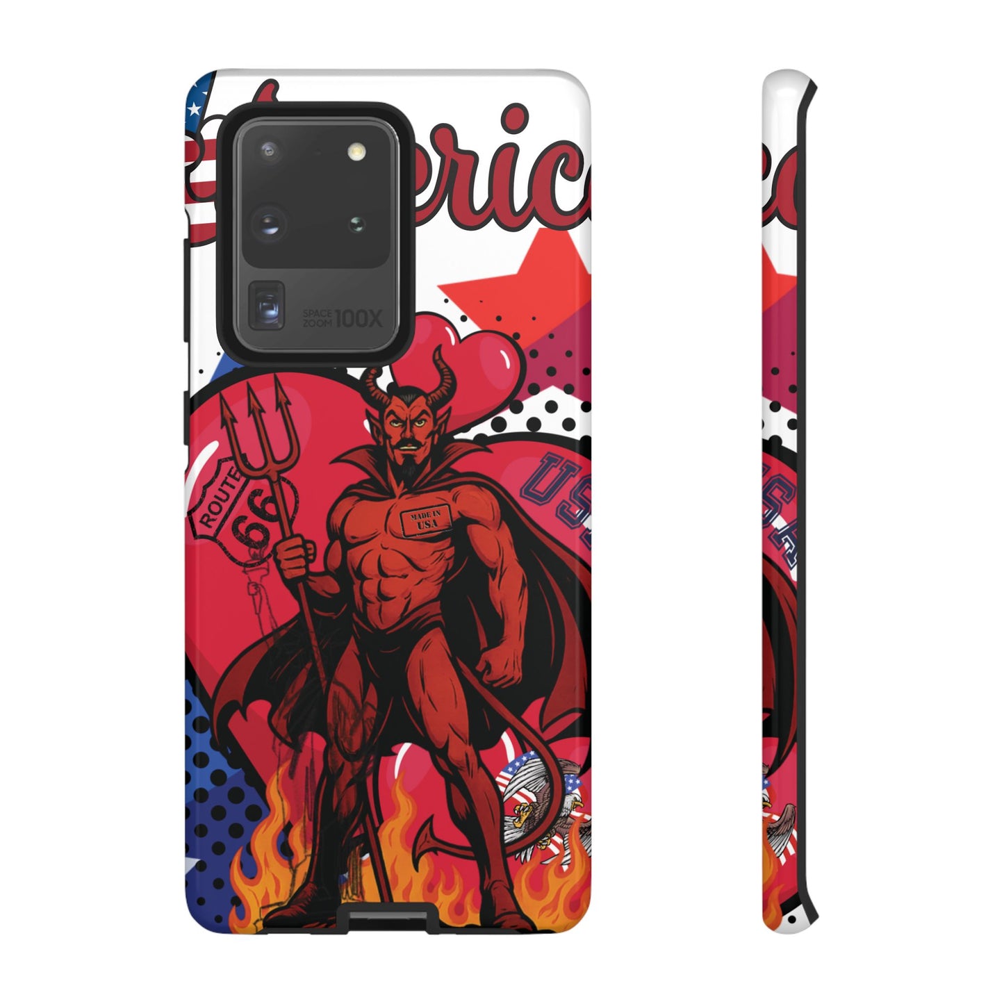 "From Hell with Love - Made in USA" phone case straight from hell