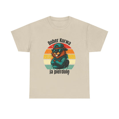 Street-Art Biber T-Shirt – Urban Cartoon mit Sonnenbrille & Hoodie