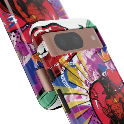🔥 „To jest Sparta!” – Etui na telefon Pop Art Devil