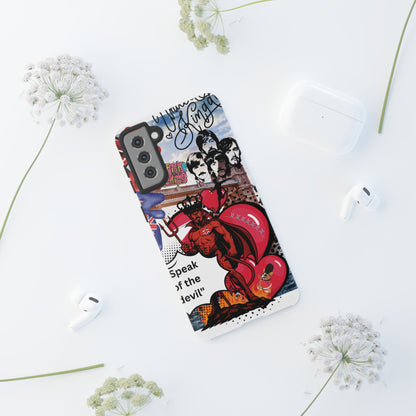 “Speak of the Devil” – Britpop meets Prince of Hell Phone Case