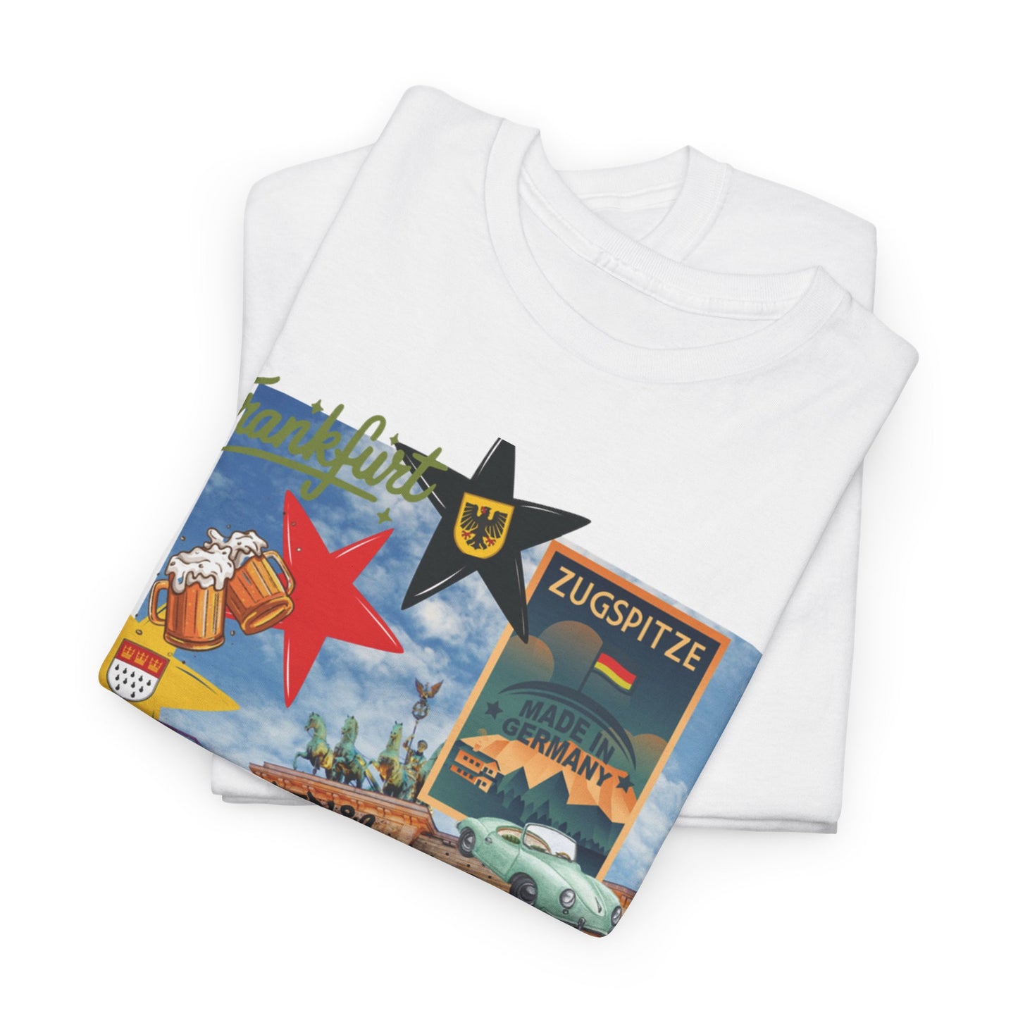 „Deutschland Pop-Art Collage – Urban Street Style T-Shirt“