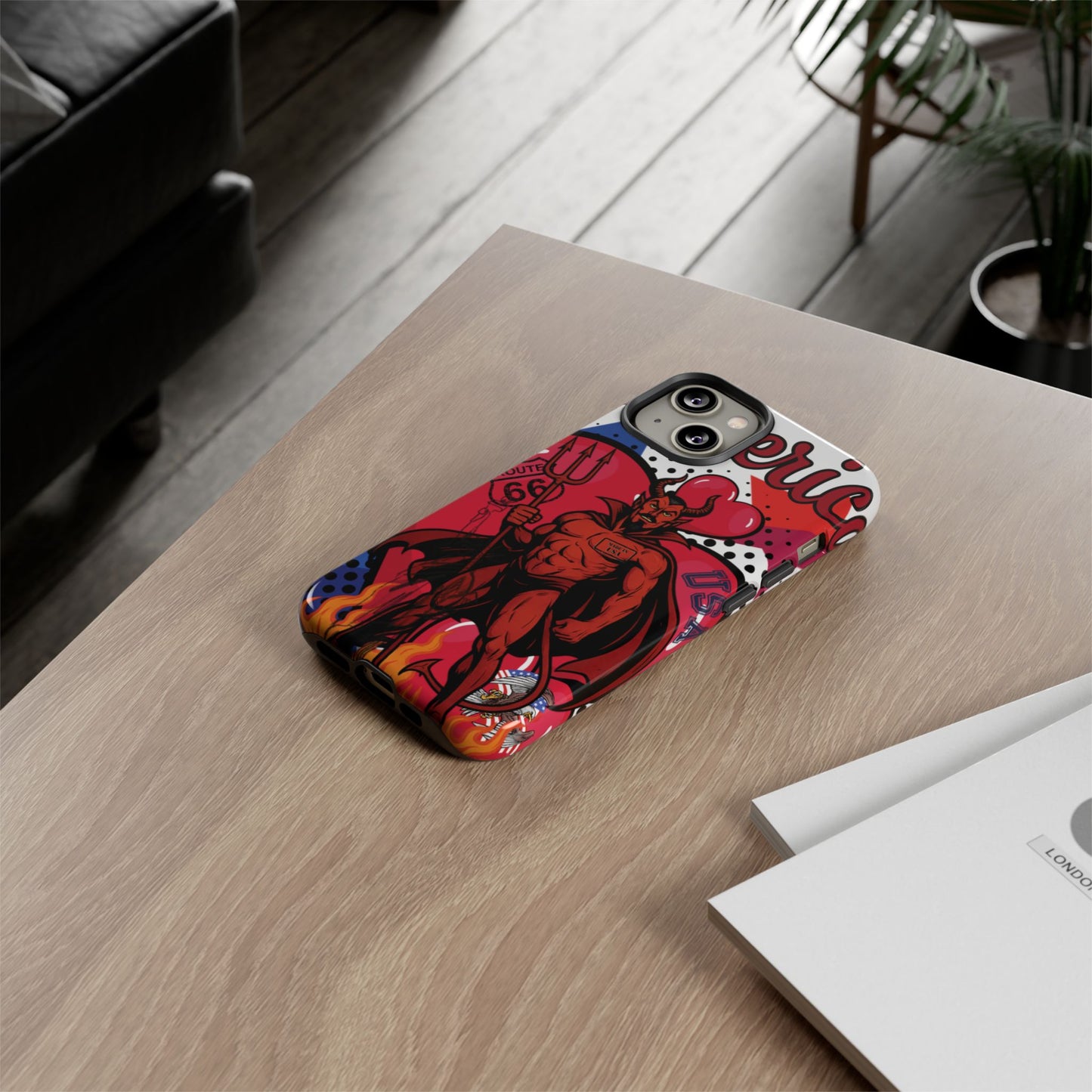 "From Hell with Love - Made in USA" phone case straight from hell