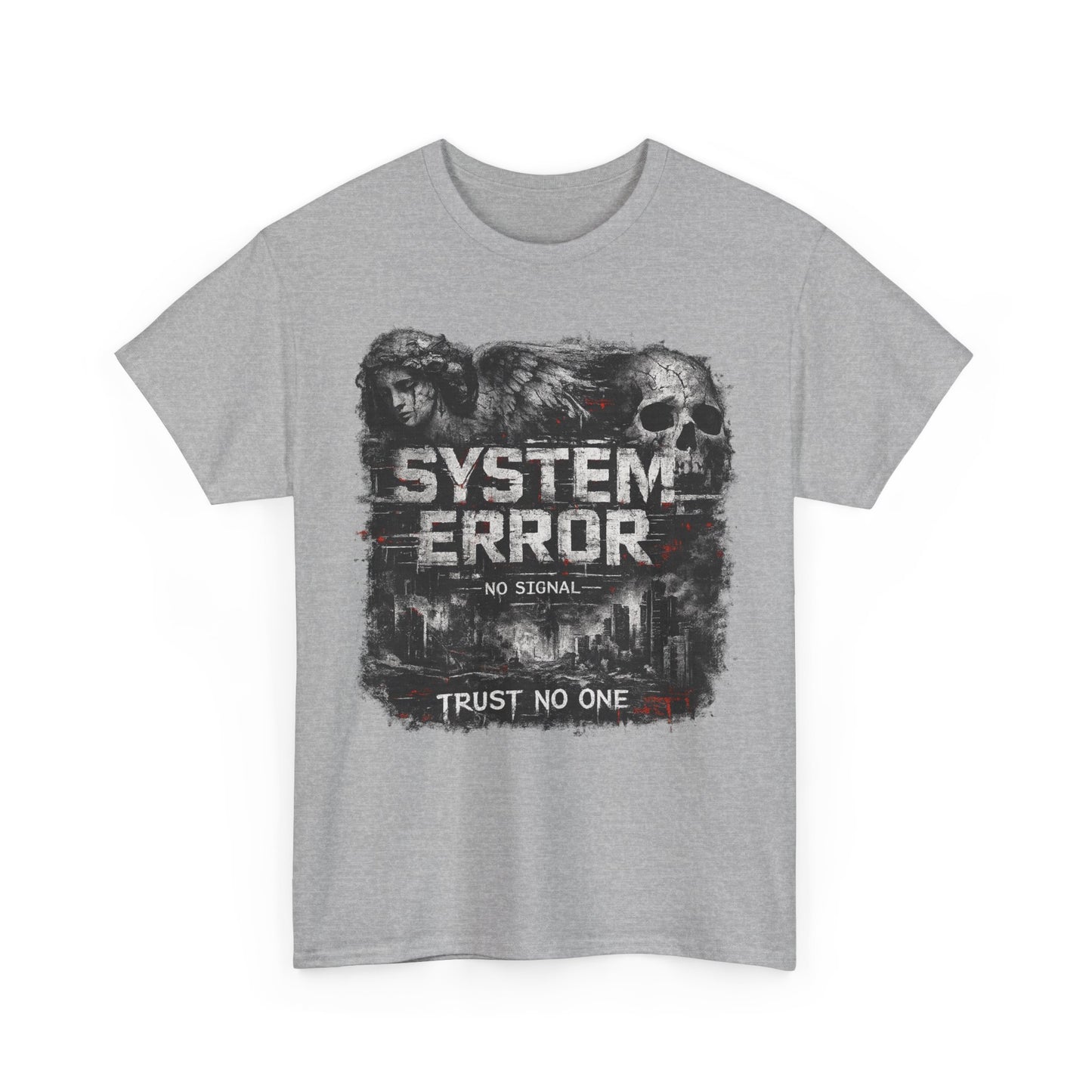 System Error T-Shirt – No Signal | Trust No One | Cyberpunk Streetwear