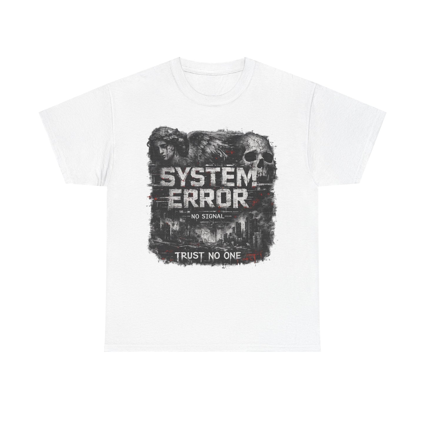 System Error T-Shirt – No Signal | Trust No One | Cyberpunk Streetwear