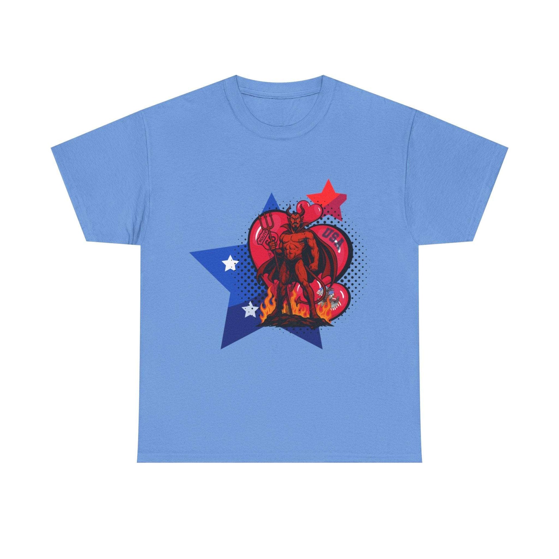 "Inferno Patriot" – USA Pop-Art Streetwear T-Shirt