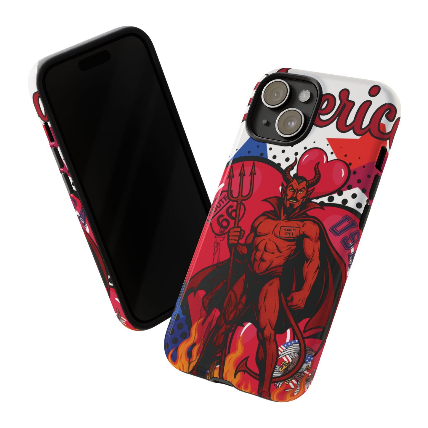 "From Hell with Love - Made in USA" phone case straight from hell