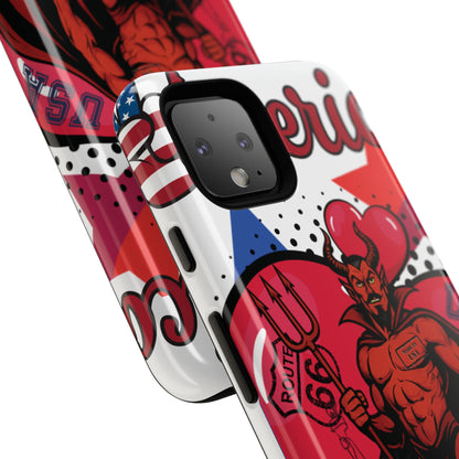 "From Hell with Love - Made in USA" phone case straight from hell