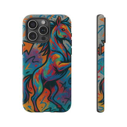 „Horse Power – Graffiti Horse Street Art Design”