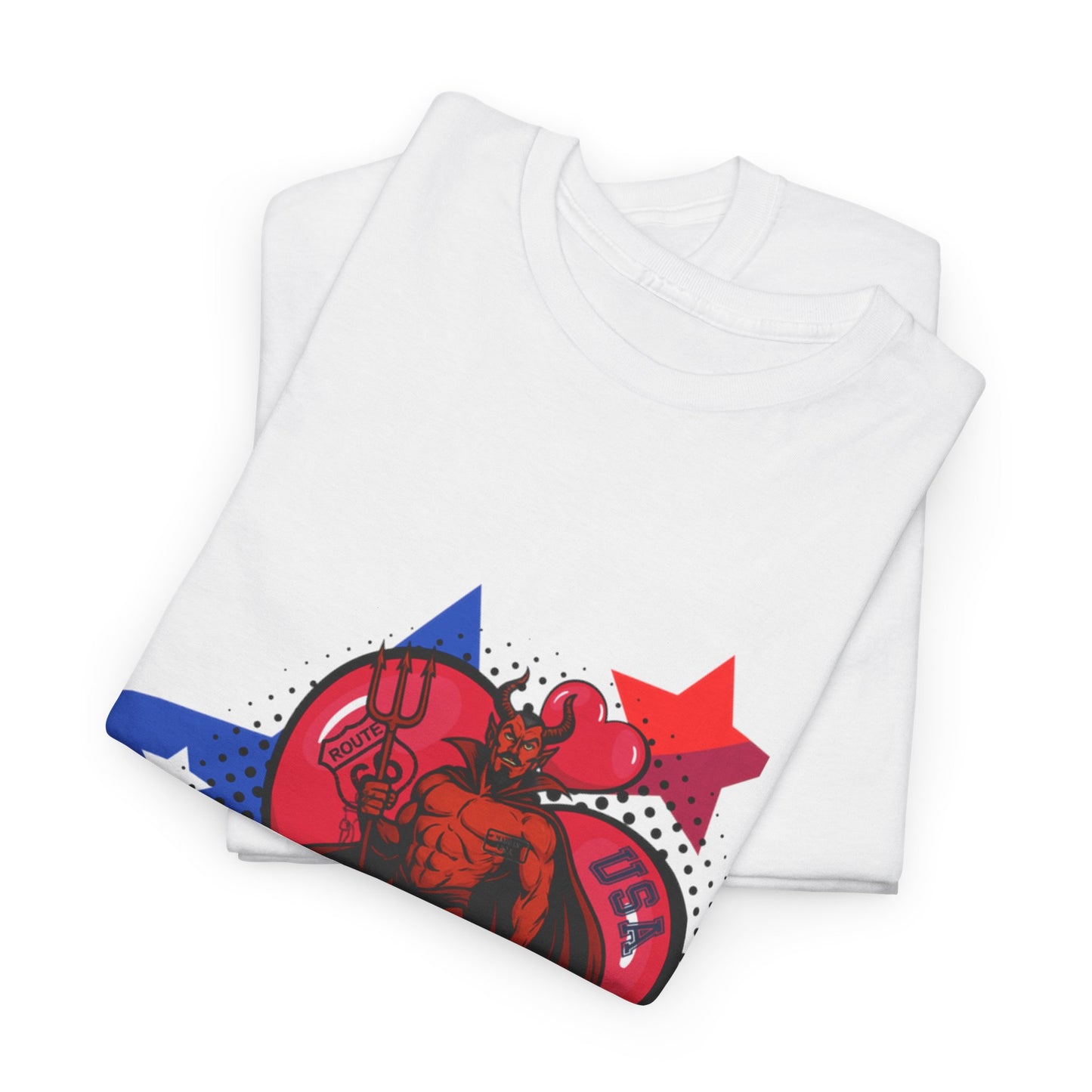 "Inferno Patriot" – USA Pop Art Streetwear T-Shirt