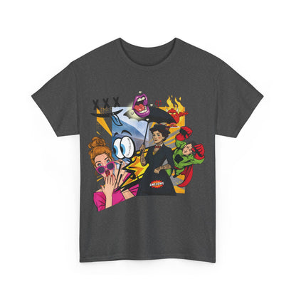Cartoon Chaos – Pop Art T-Shirt