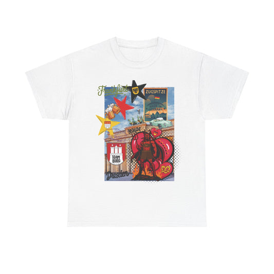 „Deutschland Pop-Art Collage – Urban Street Style T-Shirt“