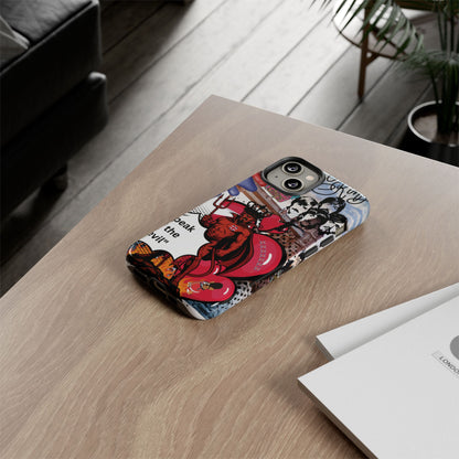 “Speak of the Devil” – Britpop meets Prince of Hell Phone Case