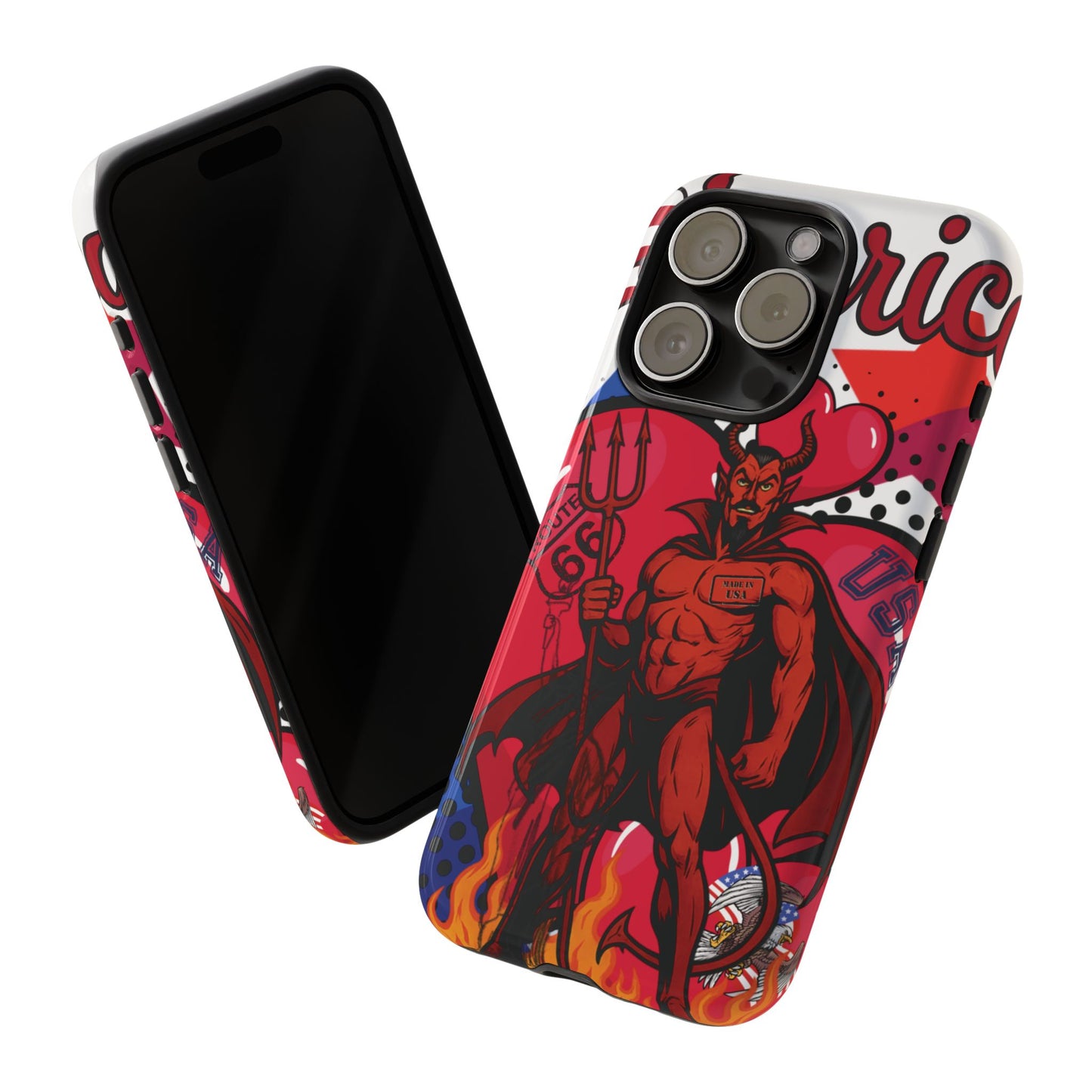 "From Hell with Love - Made in USA" phone case straight from hell