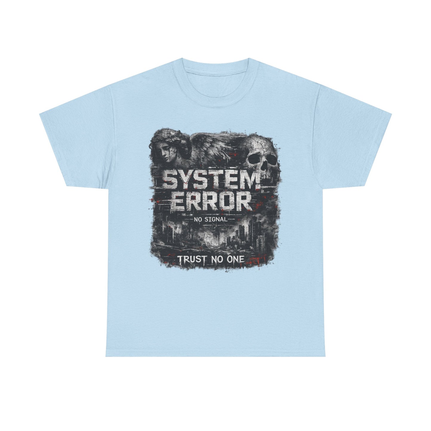 System Error T-Shirt – No Signal | Trust No One | Cyberpunk Streetwear