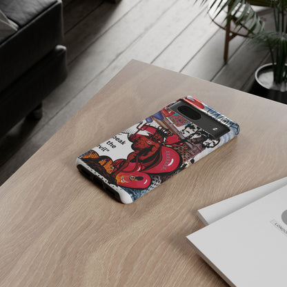 “Speak of the Devil” – Britpop meets Prince of Hell Phone Case