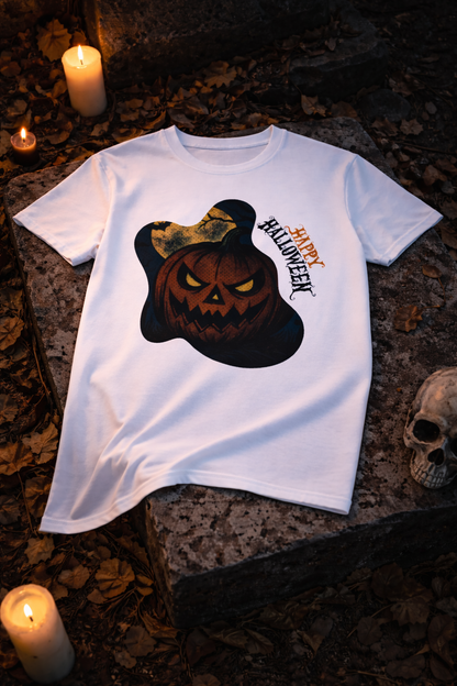 Halloween Pumpkin T-Shirts – Limited Retro Horror Edition | FreshFox Design