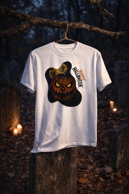 Halloween Pumpkin T-Shirts – Limited Retro Horror Edition | FreshFox Design